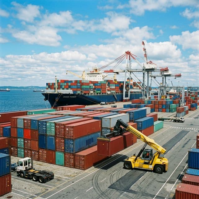 Camion de déménagement pour transport international